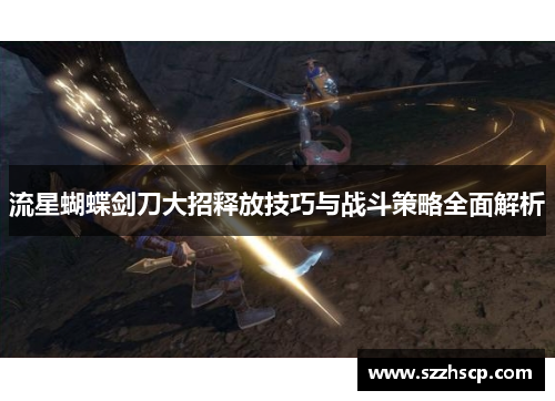 流星蝴蝶剑刀大招释放技巧与战斗策略全面解析